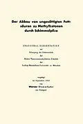 E-Book (pdf) Der Abbau von ungesättigten Fettsäuren zu Methylketonen durch Schimmelpilze von Werner Eisenlohr