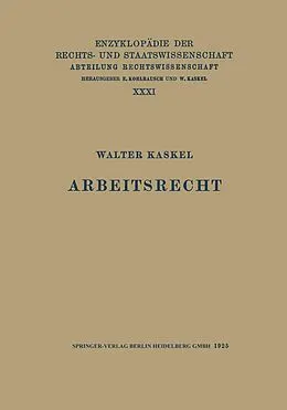 E-Book (pdf) Arbeitsrecht von Walter Kaskel