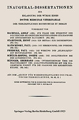 E-Book (pdf) Zur Frage der Spezifität des Noltzeschen Sedimentierungsverfahrens zur Diagnose der ansteckenden Blutarmut von Adolf Rachfall