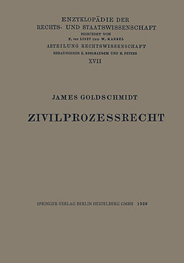 E-Book (pdf) Zivilprozessrecht von James Paul Goldschmidt