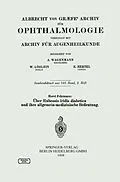 E-Book (pdf) Über Rubeosis iridis diabetica und ihre allgemein-medizinische Bedeutung von Horst Fehrmann