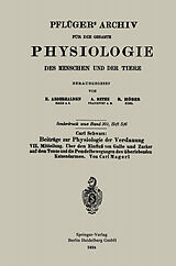 E-Book (pdf) Pflügers Archiv für die Gesamte Physiologie des Menschen und der Tiere von Carl Magerl