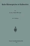 E-Book (pdf) Ruths-Wärmespeicher in Kraftwerken von Friedrich Münzinger