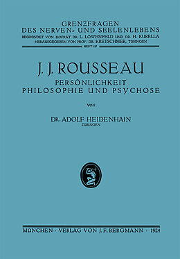 Kartonierter Einband J. J. Rousseau von Adolf Heidenhain