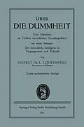 E-Book (pdf) Über die Dummheit von Leopold Loewenfeld