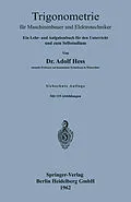 E-Book (pdf) Trigonometrie für Maschinenbauer und Elektrotechniker von Adolf Hess