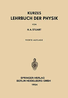 E-Book (pdf) Kurzes Lehrbuch der Physik von Herbert A. Stuart