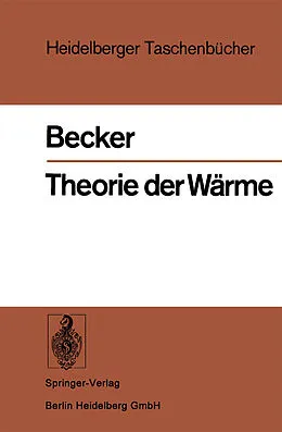 E-Book (pdf) Theorie der Wärme von Richard Becker