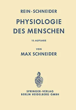 E-Book (pdf) Einführung in die Physiologie des Menschen von Max Schneider