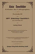 E-Book (pdf) Alois Senefelder Erfinder der Lithographie von Ludwig Pietsch