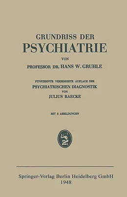 E-Book (pdf) Grundriss der Psychiatrie von Hans W. Gruhle