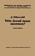 E-Book (pdf) Wie lernt man morsen? von Julius Albrecht