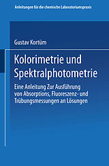 E-Book (pdf) Kolorimetrie und Spektralphotometrie von Gustav Kortüm