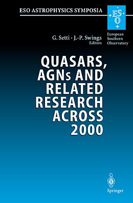 Kartonierter Einband Quasars, AGNs and Related Research Across 2000 von 