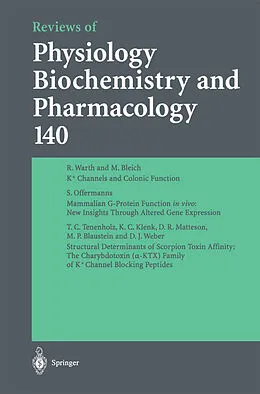 Kartonierter Einband Reviews of Physiology, Biochemistry and Pharmacology von M. P. Blaustein, L. M. Mendell, R. Greger