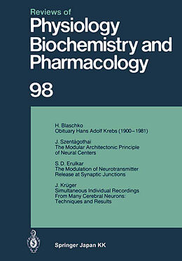 Kartonierter Einband Reviews of Physiology, Biochemistry and Pharmacology von R. H. Adrian, U. Trendelenburg, K. Ullrich
