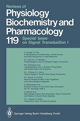 Kartonierter Einband Reviews of Physiology, Biochemistry and Pharmacology von M. P. Blaustein, S. Numa, O. Creutzfeldt