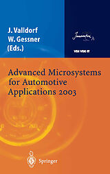 Couverture cartonnée Advanced Microsystems for Automotive Applications 2003 de 