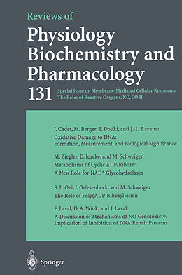 Kartonierter Einband Reviews of Physiology, Biochemistry and Pharmacology 131 von 