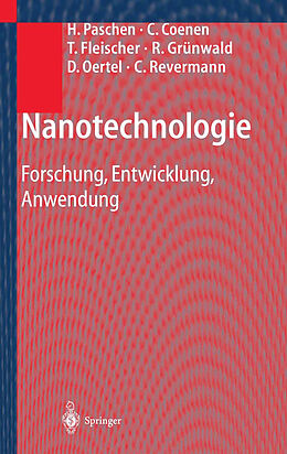 Kartonierter Einband Nanotechnologie von H. Paschen, C. Coenen, T. Fleischer