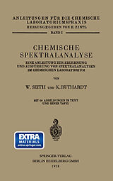 E-Book (pdf) Chemische Spektralanalyse von Wolfgang Seith, Konrad Ruthardt