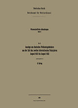 E-Book (pdf) Auszüge aus deutschen Wolkentagebüchern aus der Zeit des zweiten Internationalen Polarjahres, August 1932 bis August 1933 von Reinhard Süring