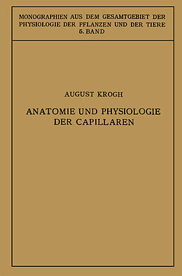E-Book (pdf) Anatomie und Physiologie der Capillaren von August Krogh, Ulrich Ebbecke