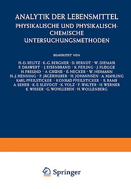 E-Book (pdf) Analytik der Lebensmittel von H. -D Belitz, J. Schormüller