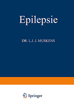Kartonierter Einband Epilepsie von Louis Jacob Josef Muskens