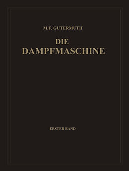 Kartonierter Einband Die Dampfmaschine von Max F. Gutermuth