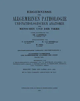 E-Book (pdf) Ergebnisse der Allgemeinen Pathologie und Pathologischen Anatomie des Menschen und der Tiere von Th. Axenfeld, Arthur Birch-Hirschfeld, W. Hoffmann