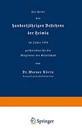 E-Book (pdf) Zur Feier des hundertjährigen Bestehens der Heimia im Jahre 1934 geschrieben für die Mitglieder der Gesellschaft von W E R N E R KÖRTE