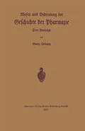 E-Book (pdf) Wesen und Bedeutung der Geschichte der Pharmazie von Georg Urban