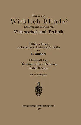 E-Book (pdf) Wer ist der wirklich Blinde? von L. Gümbel