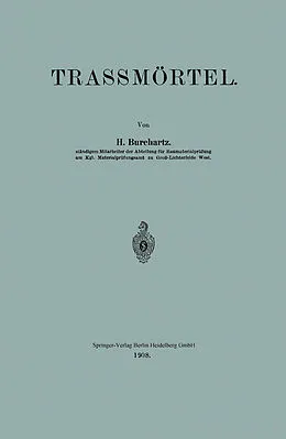 E-Book (pdf) Trassmörtel von H. Burchartz