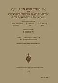 E-Book (pdf) Quellen und Studien ur Geschichte der Mathematik Astronomie und Physik von O. Neugebauer, Julius Stenzel, Otto Toeplitz