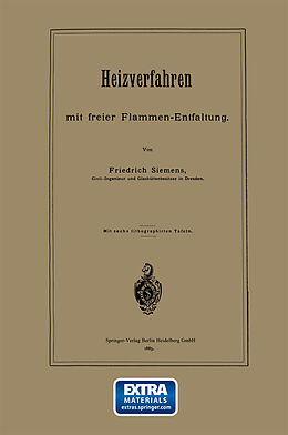 E-Book (pdf) Heizverfahren mit freier Flammen-Entfaltung von Friedrich Siemens