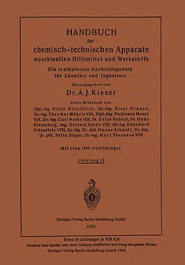 E-Book (pdf) Handbuch der chemisch-technischen Apparate maschinellen Hilfsmittel und Werkstoffe von Ernst Krause, Theodor Möhrle, Ferdinant Moser