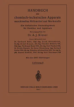 E-Book (pdf) Handbuch der chemisch-technischen Apparate maschinellen Hilfsmittel und Werkstoffe von Ernst Krause, Theodor Möhrle, Ferdinant Moser