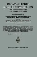 E-Book (pdf) Ersatzglieder und Arbeitshilfen von Moritz Borchardt, Konrad Hartmann, Radike Leymann