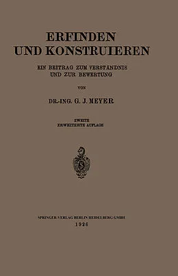 E-Book (pdf) Erfinden und Konstruieren von G. J. Meyer
