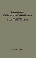 E-Book (pdf) Einführung in die Rechtswissenschaft von Bernhard Erwin Grueber