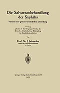 E-Book (pdf) Die Salvarsanbehandlung der Syphilis von Josef Jadassohn