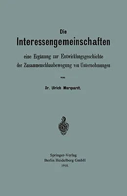 E-Book (pdf) Die Interessengemeinschaften von Ulrich Marquardt