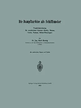 E-Book (pdf) Die Dampfturbine als Schiffsmotor von Karl Besig
