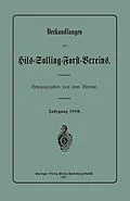 E-Book (pdf) Verhandlungen des Hils-Solling-Forst-Vereins von Julius Springer