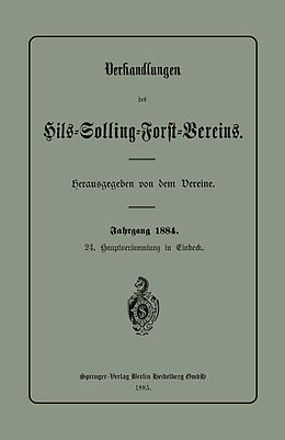 E-Book (pdf) Verhandlungen des Hils-Solling-Forst-Vereins von Derein Dereine