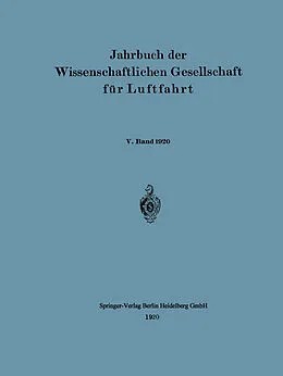E-Book (pdf) Jahrbuch der Wissenschaftlichen Gesellschaft für Luftfahrt von Wissenschaftliche Gesellschaft für Luftfahrt