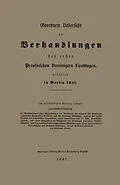E-Book (pdf) Geordnete Uebersicht der Verhandlungen des ersten Preussischen Vereinigten Landtages, gehalten in Berlin 1847 von A. Hofmann