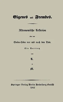 E-Book (pdf) Eigenes und Fremdes von Verlag Von Julius Springer